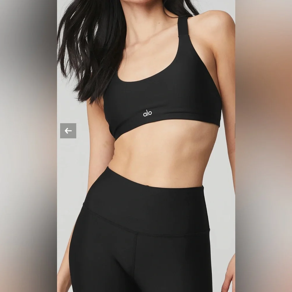 NWOT Alo Yoga High Waisted Airlift Leggings Black Color Size XXS